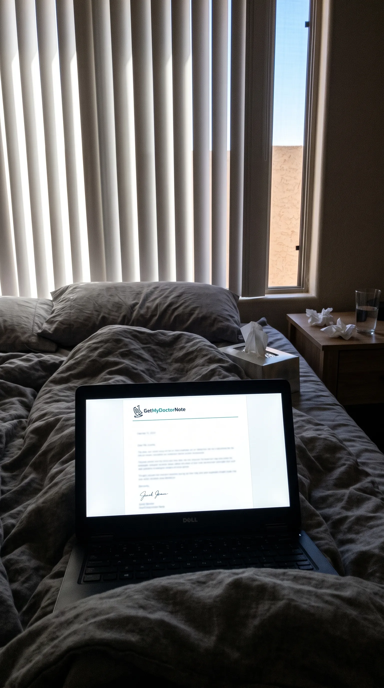 Alex R. – Arizona with their doctor's note