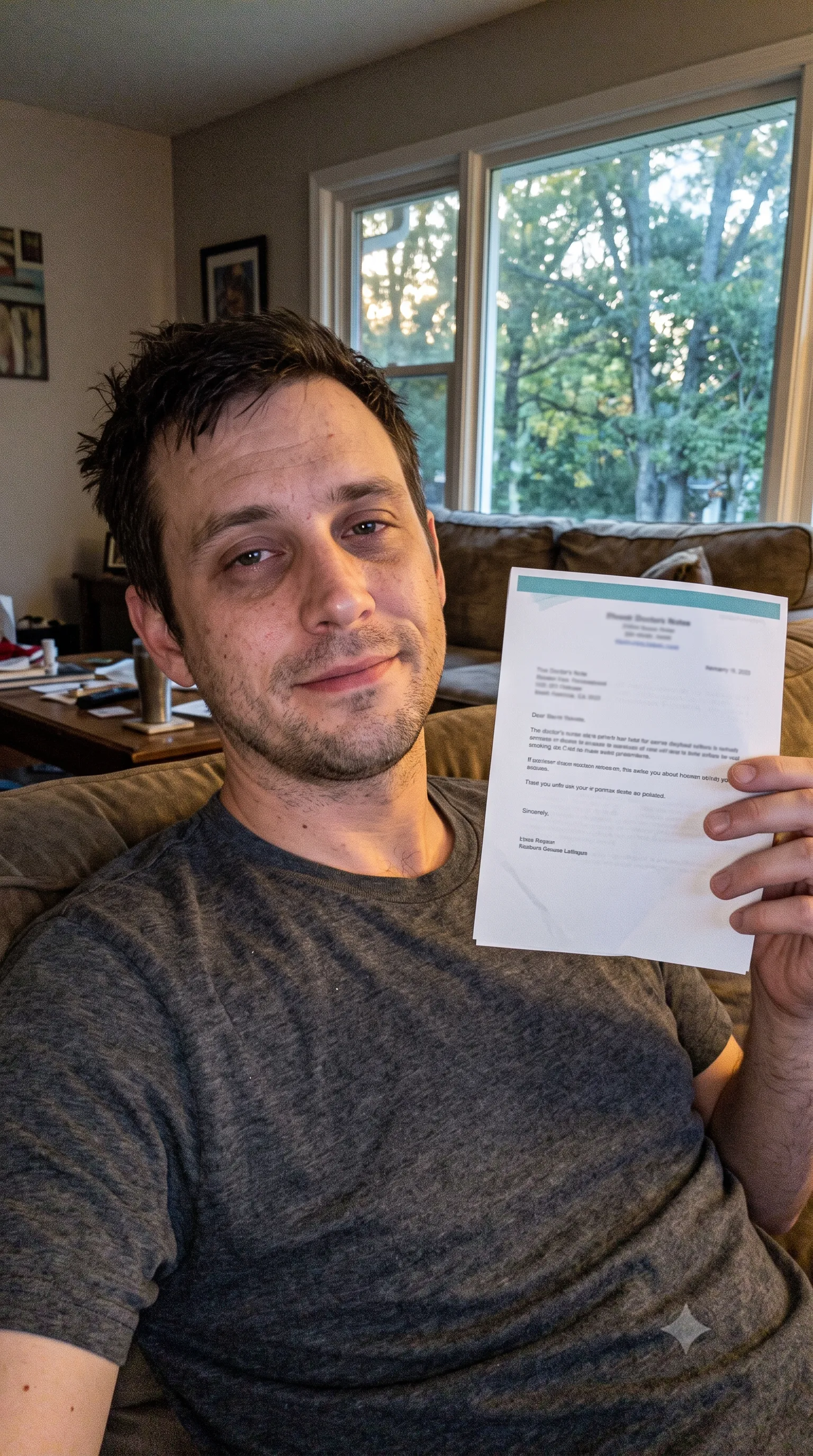 Brandon K. – Georgia with their doctor's note