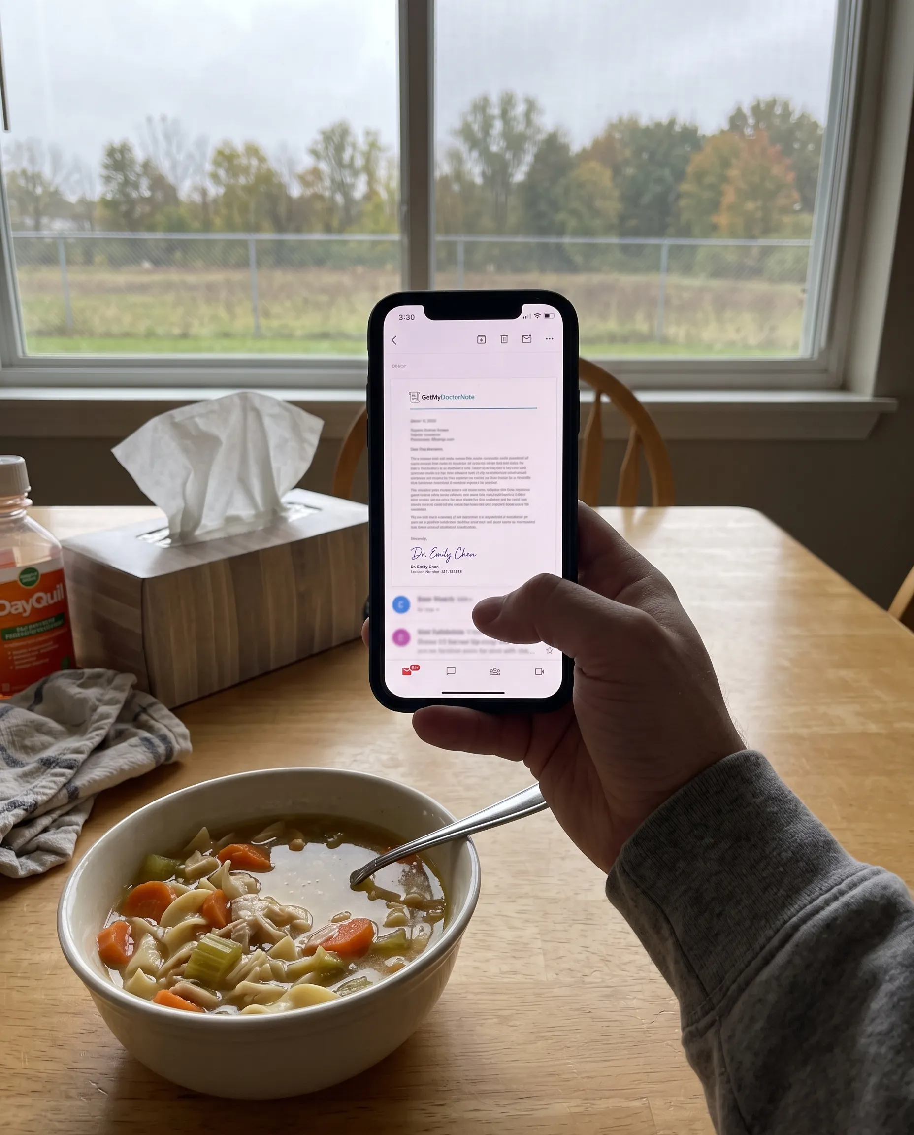 Caleb R. – Ohio with their doctor's note