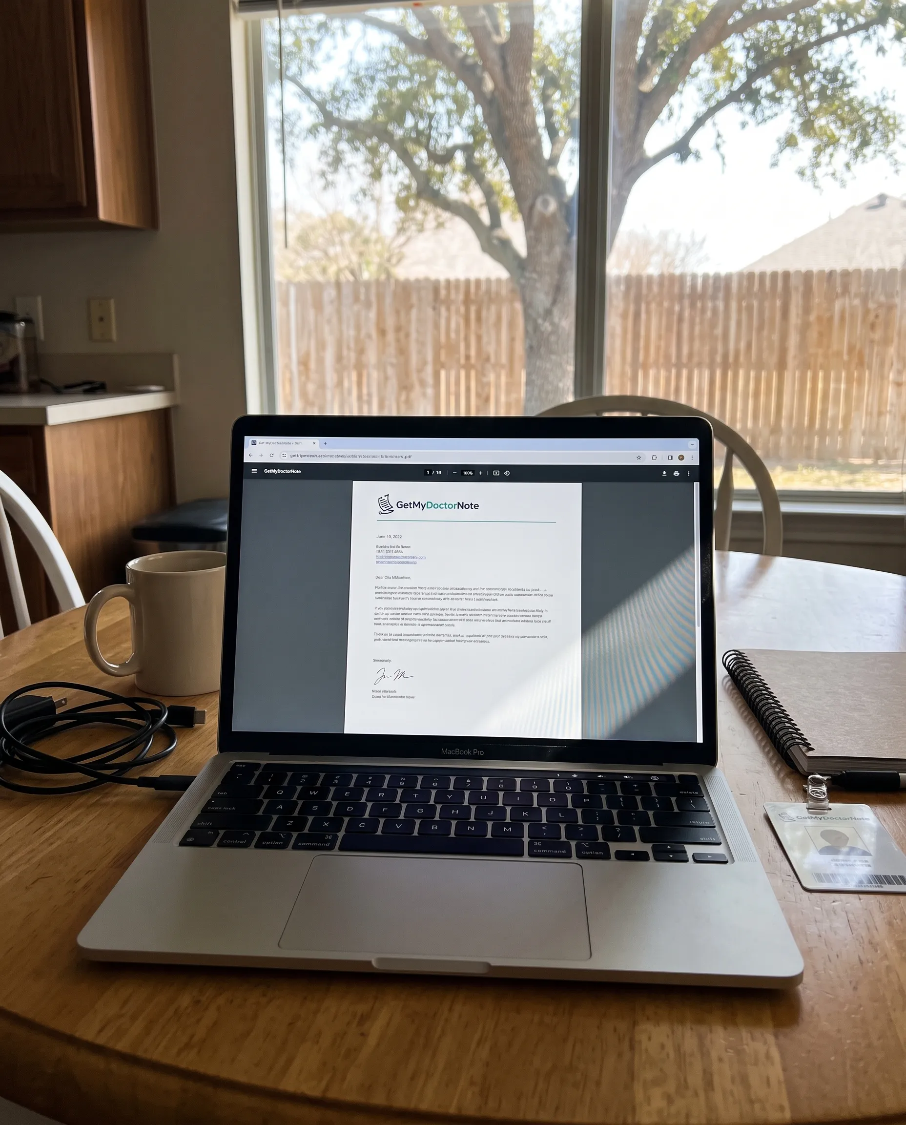 Jennifer P. – Texas with their doctor's note