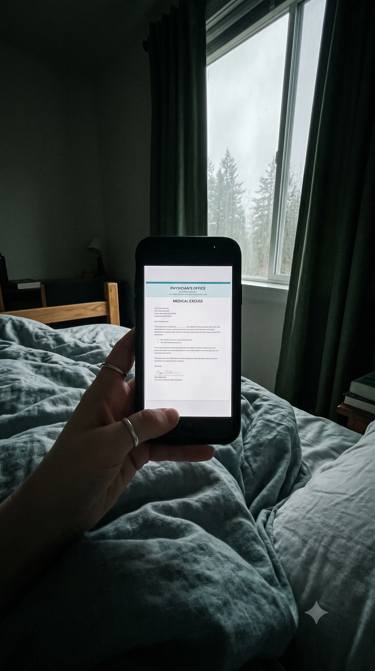 Maya L. – Oregon with their doctor's note
