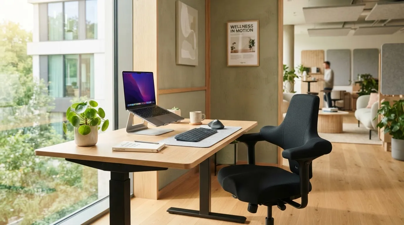 Ergonomic home office setup