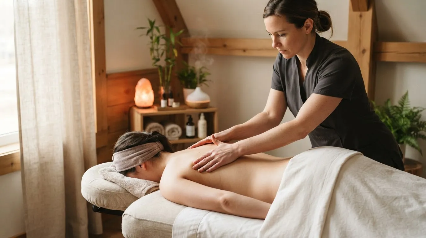 Therapeutic massage session